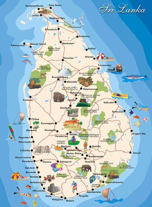 Sri Lanka Map